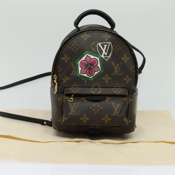 LOUIS VUITTON Monogram World Tour Palm Springs Shoulder Bag M42971 Auth 115814A