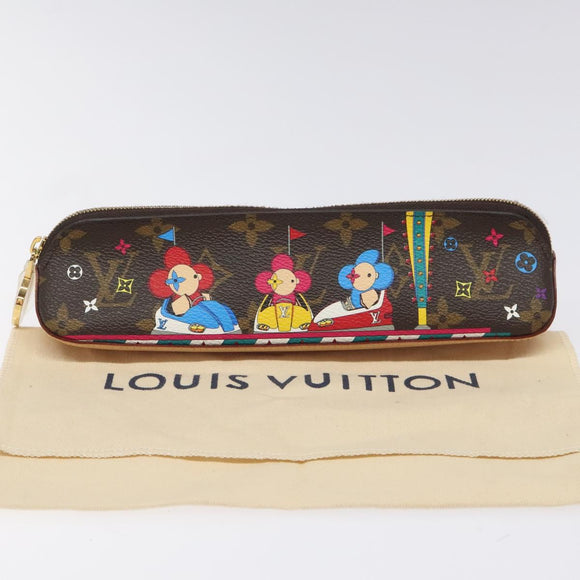 LOUIS VUITTON Monogram Vivienne Trousse Elizabeth Pen Case GI0540 LV Auth 115815