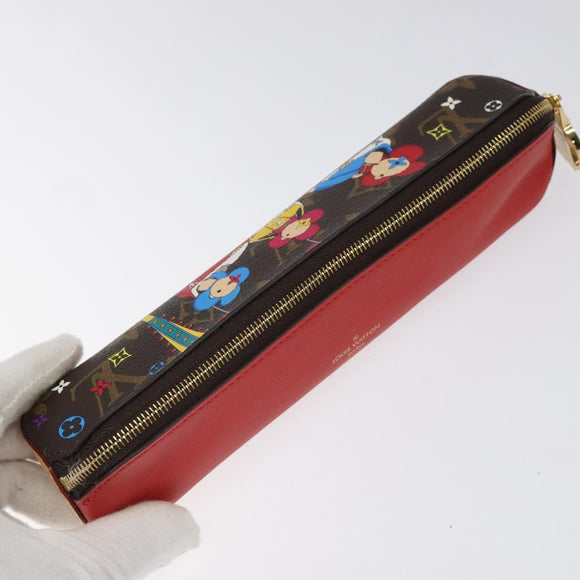 LOUIS VUITTON Monogram Vivienne Trousse Elizabeth Pen Case GI0540 LV Auth 115815