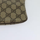 GUCCI GG Supreme Web Sherry Line Shoulder Bag PVC Beige 904 02 047 Auth 115823-17