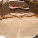 GUCCI GG Supreme Web Sherry Line Shoulder Bag PVC Beige 904 02 047 Auth 115823-10