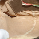 GUCCI GG Supreme Web Sherry Line Shoulder Bag PVC Beige 904 02 047 Auth 115823-21