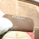 GUCCI GG Supreme Web Sherry Line Shoulder Bag PVC Beige 904 02 047 Auth 115823-12