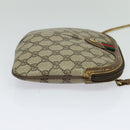 GUCCI GG Supreme Web Sherry Line Shoulder Bag PVC Beige 904 02 047 Auth 115823-4