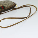 GUCCI GG Supreme Web Sherry Line Shoulder Bag PVC Beige 904 02 047 Auth 115823-7