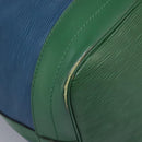 LOUIS VUITTON Epi Noe Shoulder Bag Bicolor Green Blue M44044 LV Auth 115857-9