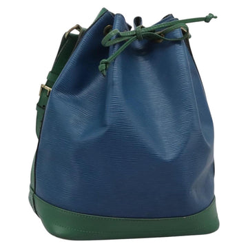 LOUIS VUITTON Epi Noe Shoulder Bag Bicolor Green Blue M44044 LV Auth 115857
