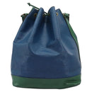 LOUIS VUITTON Epi Noe Shoulder Bag Bicolor Green Blue M44044 LV Auth 115857-2
