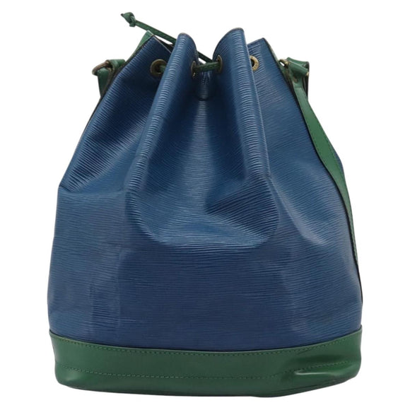 LOUIS VUITTON Epi Noe Shoulder Bag Bicolor Green Blue M44044 LV Auth 115857