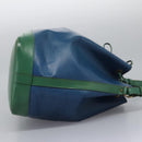 LOUIS VUITTON Epi Noe Shoulder Bag Bicolor Green Blue M44044 LV Auth 115857-4