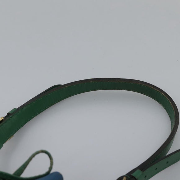LOUIS VUITTON Epi Noe Shoulder Bag Bicolor Green Blue M44044 LV Auth 115857