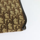 Christian Dior Trotter Canvas Shoulder Bag Beige Auth 115861-16