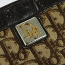 Christian Dior Trotter Canvas Shoulder Bag Beige Auth 115861-10