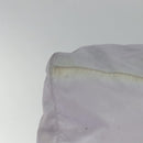 PRADA Boston Tasche Nylon Lila Silber Auth 115876-14