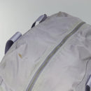 PRADA Boston Bag Nylon Purple Silver Auth 115876-6