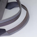 PRADA Boston Bag Nylon Purple Silver Auth 115876-7