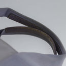 PRADA Boston Bag Nylon Purple Silver Auth 115876-8