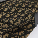 Christian Dior Trotter Canvas Shoulder Bag Black Auth 115877-14