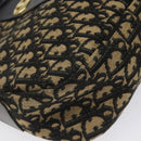 Christian Dior Trotter Canvas Shoulder Bag Black Auth 115877-15