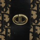 Christian Dior Trotter Canvas Shoulder Bag Black Auth 115877-18