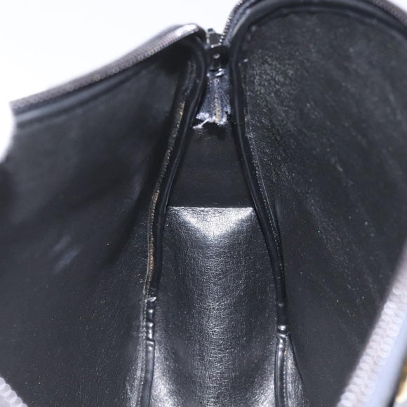 Christian Dior Trotter Canvas Shoulder Bag Black Auth 115877