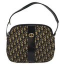 Christian Dior Trotter Canvas Shoulder Bag Black Auth 115877-13