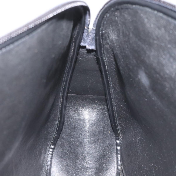 Christian Dior Trotter Canvas Shoulder Bag Black Auth 115877