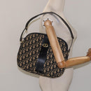 Christian Dior Trotter Canvas Shoulder Bag Black Auth 115877-21