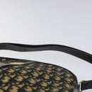 Christian Dior Trotter Canvas Shoulder Bag Black Auth 115877-8