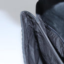 BALLY Hand Bag Nylon Black Gold Auth 115889-19