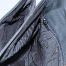 BALLY Hand Bag Nylon Black Gold Auth 115889-22