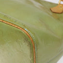 LOUIS VUITTON Monogram Vernis Houston Hand Bag Baby Blue M91005 LV Auth 115892-10