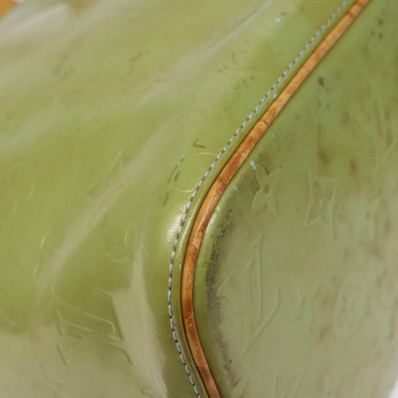 LOUIS VUITTON Monogram Vernis Houston Hand Bag Baby Blue M91005 LV Auth 115892