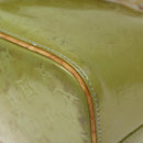 LOUIS VUITTON Monogram Vernis Houston Hand Bag Baby Blue M91005 LV Auth 115892-12