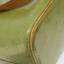 LOUIS VUITTON Monogram Vernis Houston Hand Bag Baby Blue M91005 LV Auth 115892-13