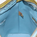 LOUIS VUITTON Monogram Vernis Houston Hand Bag Baby Blue M91005 LV Auth 115892-19