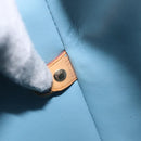 LOUIS VUITTON Monogram Vernis Houston Hand Bag Baby Blue M91005 LV Auth 115892-22