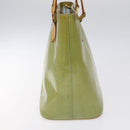 LOUIS VUITTON Monogram Vernis Houston Hand Bag Baby Blue M91005 LV Auth 115892-5