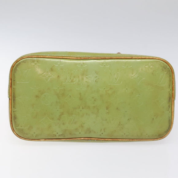 LOUIS VUITTON Monogram Vernis Houston Hand Bag Baby Blue M91005 LV Auth 115892