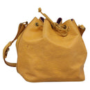 LOUIS VUITTON Epi Petit Noe Shoulder Bag Yellow M44109 LV Auth 115896-1