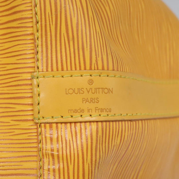 LOUIS VUITTON Epi Petit Noe Shoulder Bag Yellow M44109 LV Auth 115896