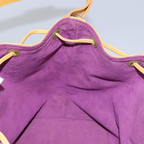 LOUIS VUITTON Epi Petit Noe Shoulder Bag Yellow M44109 LV Auth 115896