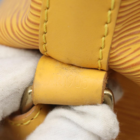 LOUIS VUITTON Epi Petit Noe Shoulder Bag Yellow M44109 LV Auth 115896