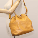 LOUIS VUITTON Epi Petit Noe Shoulder Bag Yellow M44109 LV Auth 115896-20