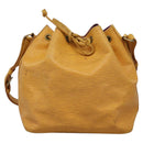 LOUIS VUITTON Epi Petit Noe Shoulder Bag Yellow M44109 LV Auth 115896-13