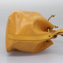 LOUIS VUITTON Epi Petit Noe Shoulder Bag Yellow M44109 LV Auth 115896-4