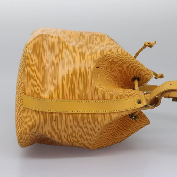 LOUIS VUITTON Epi Petit Noe Shoulder Bag Yellow M44109 LV Auth 115896