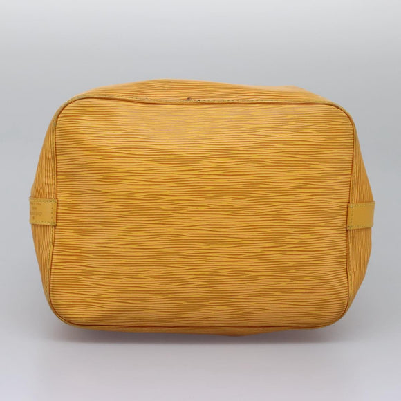 LOUIS VUITTON Epi Petit Noe Shoulder Bag Yellow M44109 LV Auth 115896