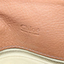 Chloe Paddington Hand Bag Leather Beige Gold Silver Auth 115904V-19