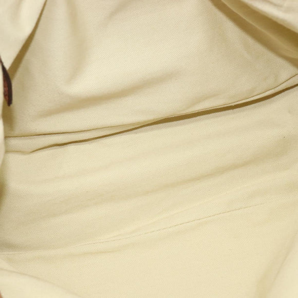 Chloe Paddington Hand Bag Leather Beige Gold Silver Auth 115904V